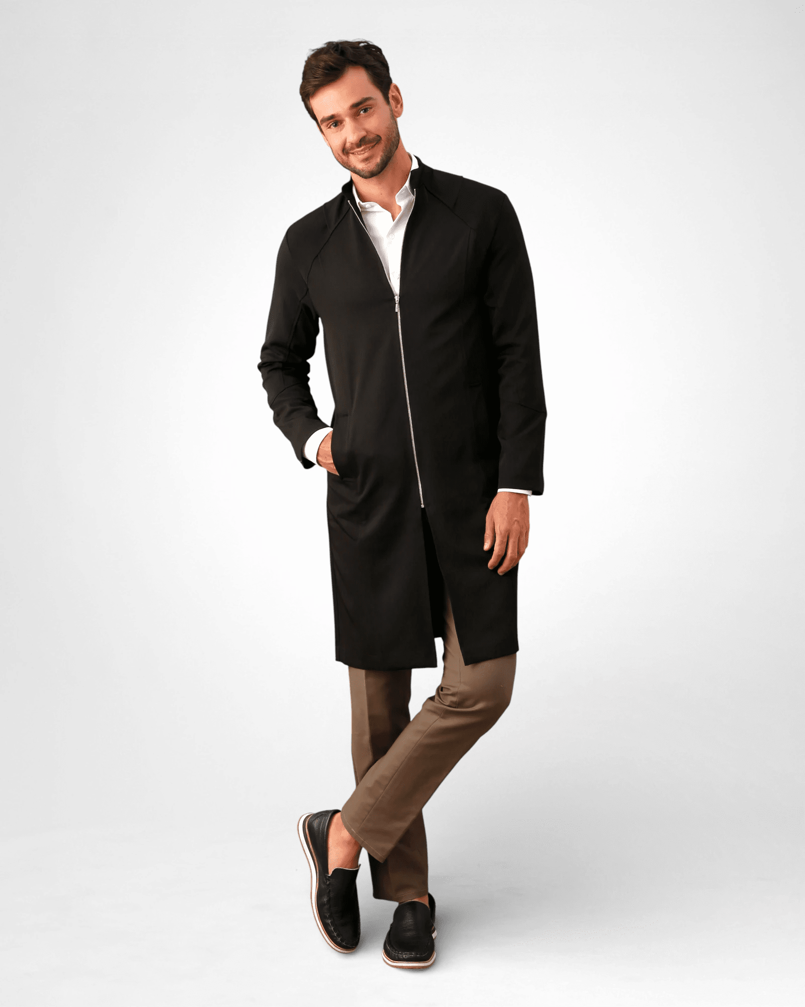 Jaleco Bruno I Preto - HOLI