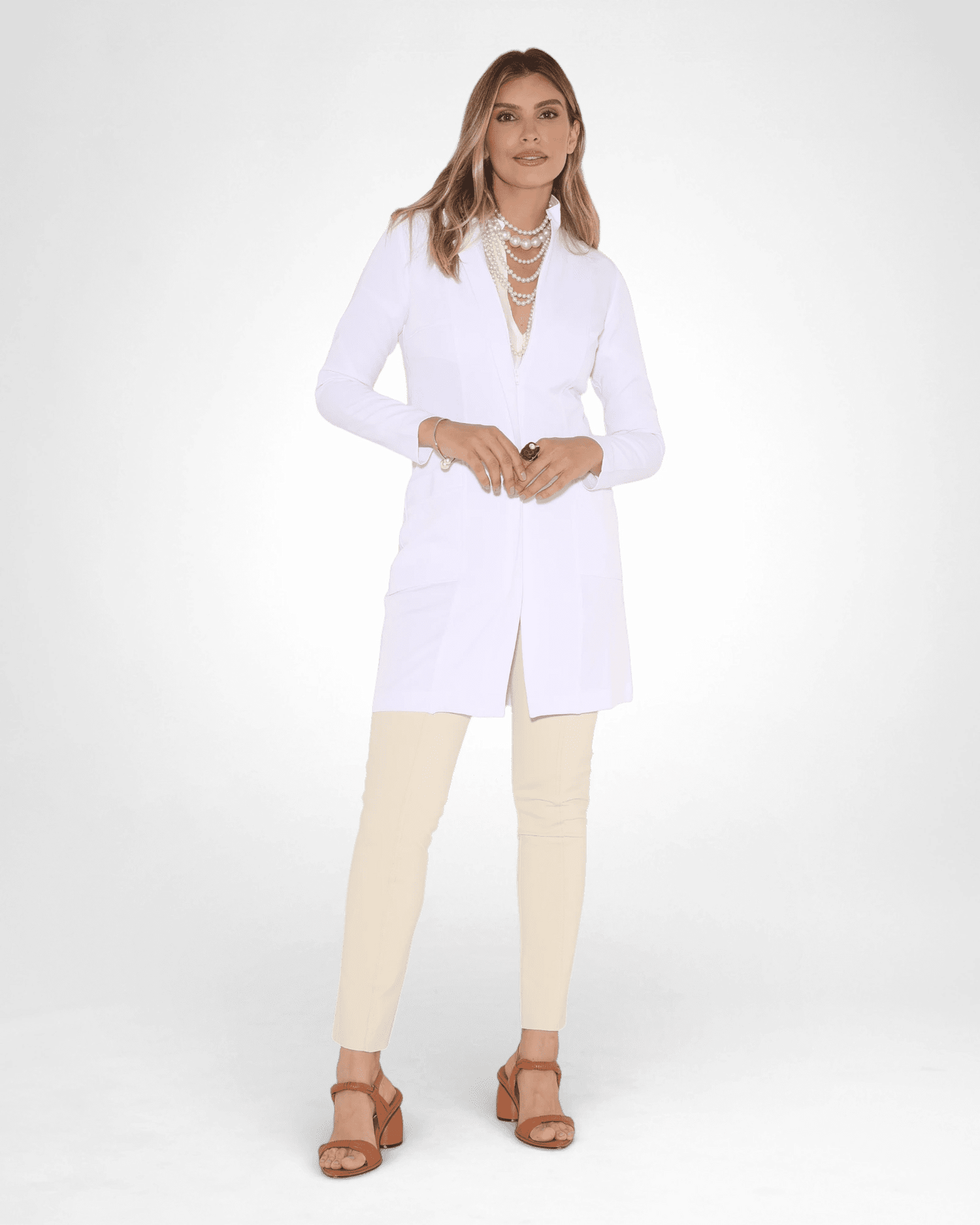 Jaleco Doris I Branco - HOLI