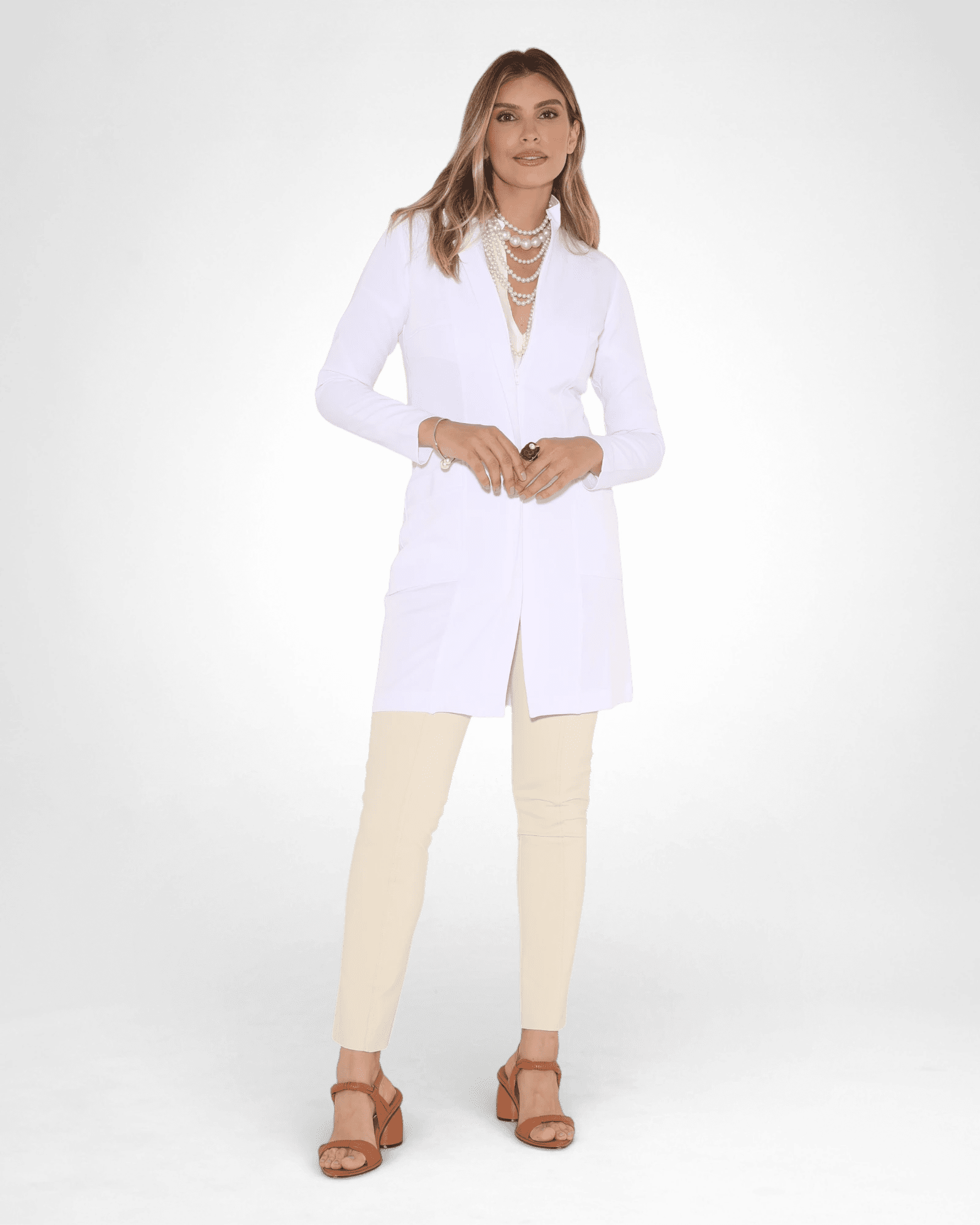 Jaleco Doris I Branco - HOLI