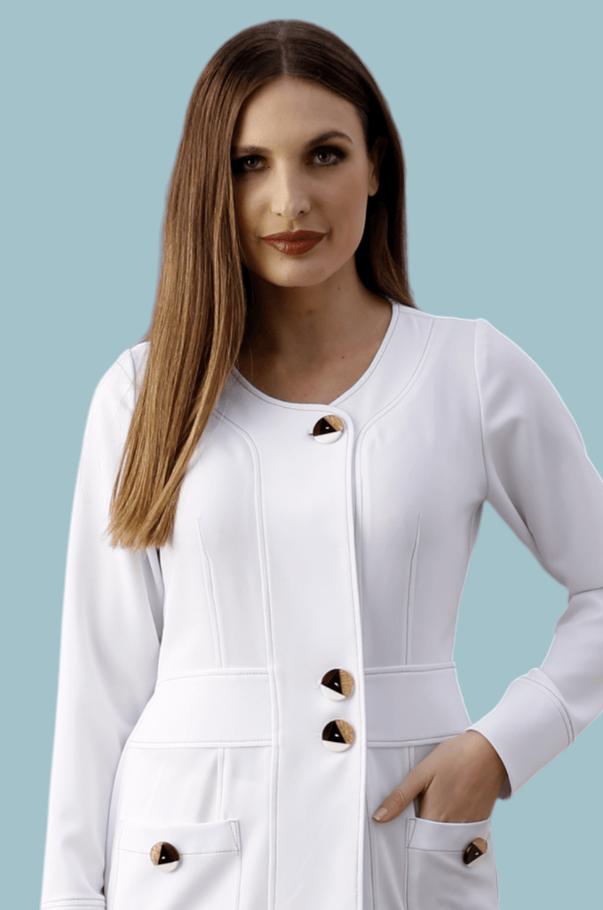 Jaleco Gabrielle Branco - HOLI