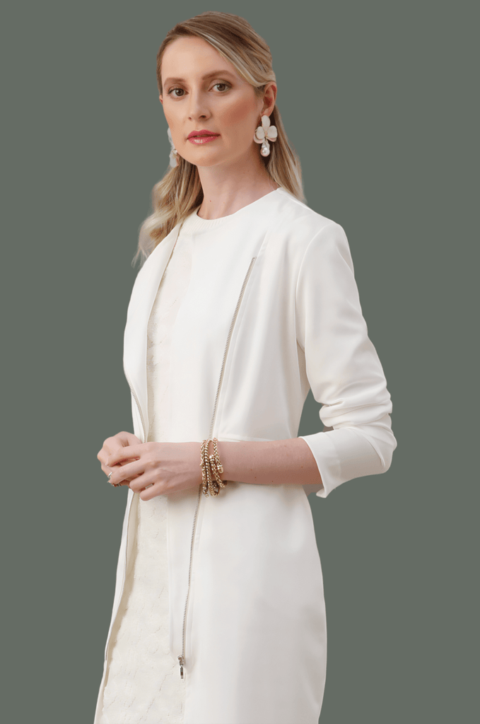 Jaleco Jackie Off - white - HOLI