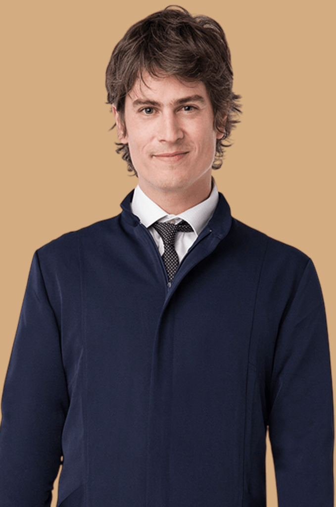 Jaleco Lino Azul Marinho - HOLI