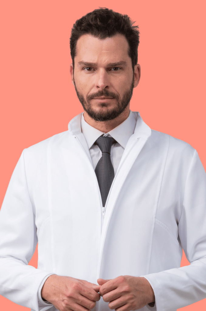 Jaleco Lino Branco - HOLI