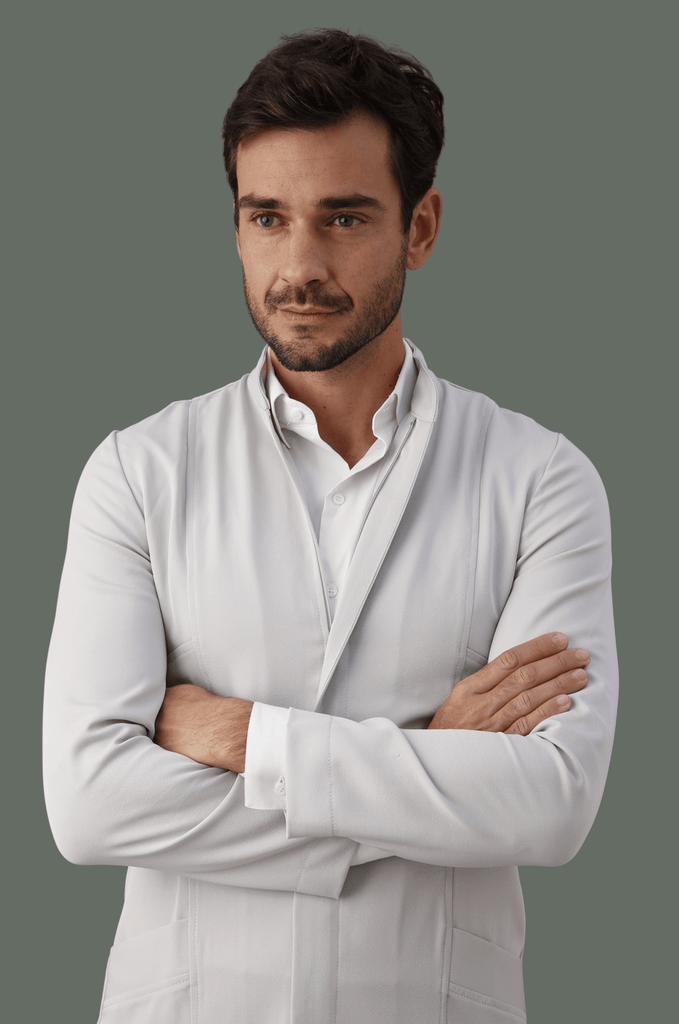 Jaleco Lino Gelo - HOLI