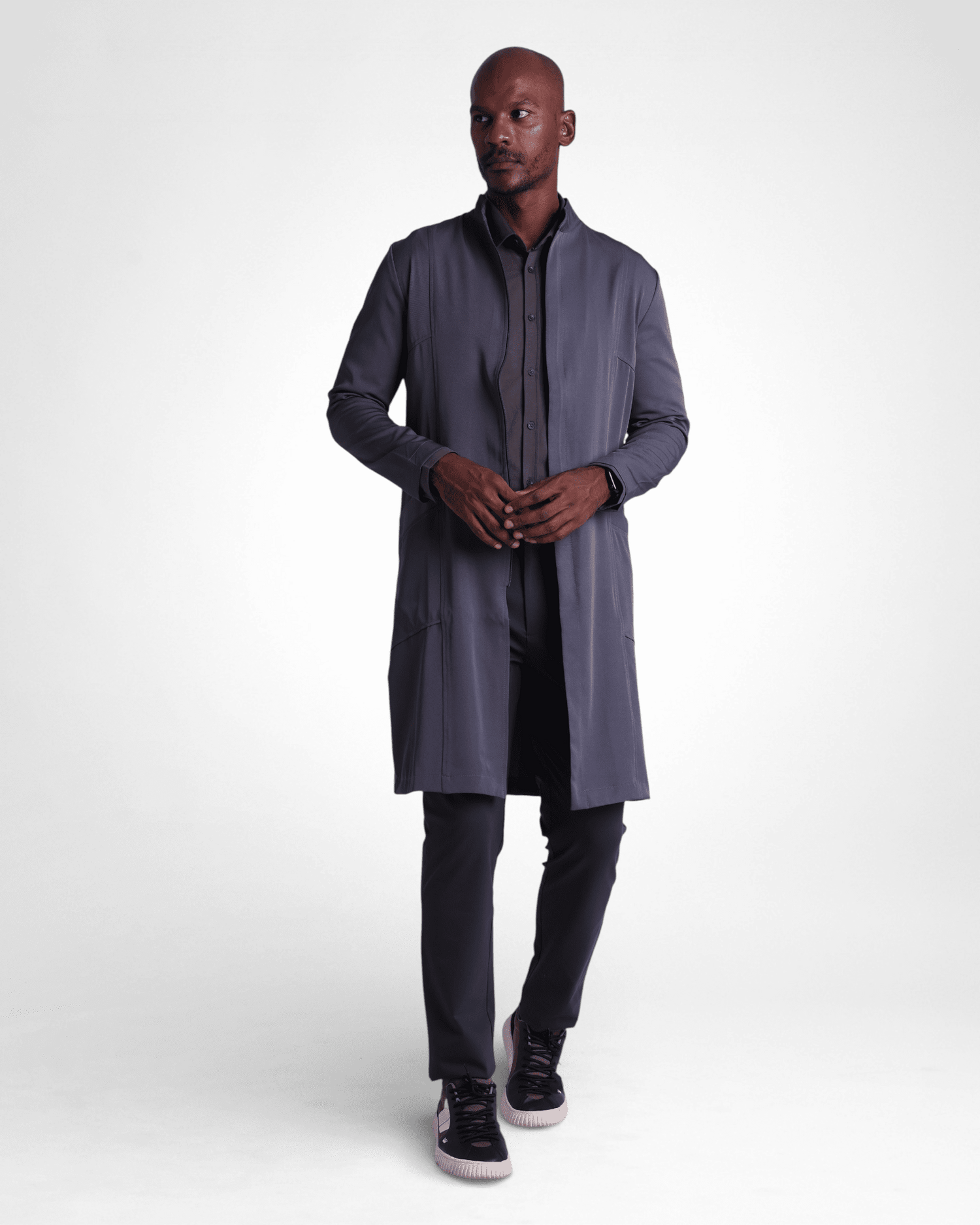 Jaleco Lino I Chumbo - HOLI