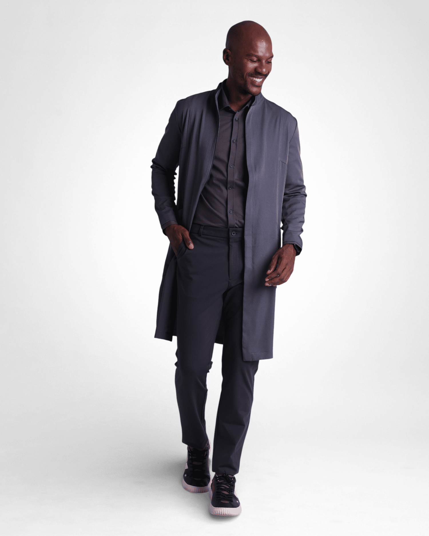 Jaleco Lino I Chumbo - HOLI