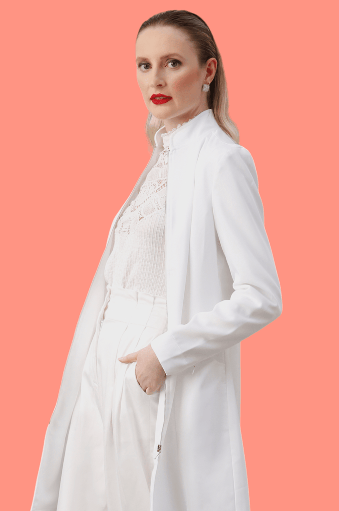 Jaleco Lisa Branco - HOLI