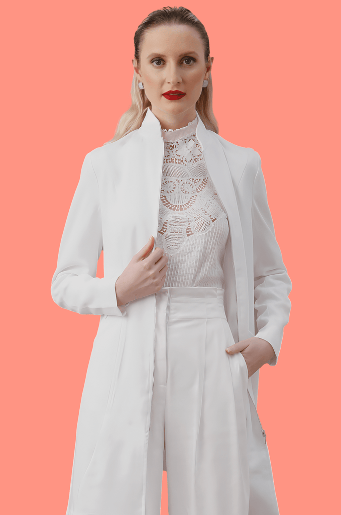 Jaleco Lisa Branco - HOLI