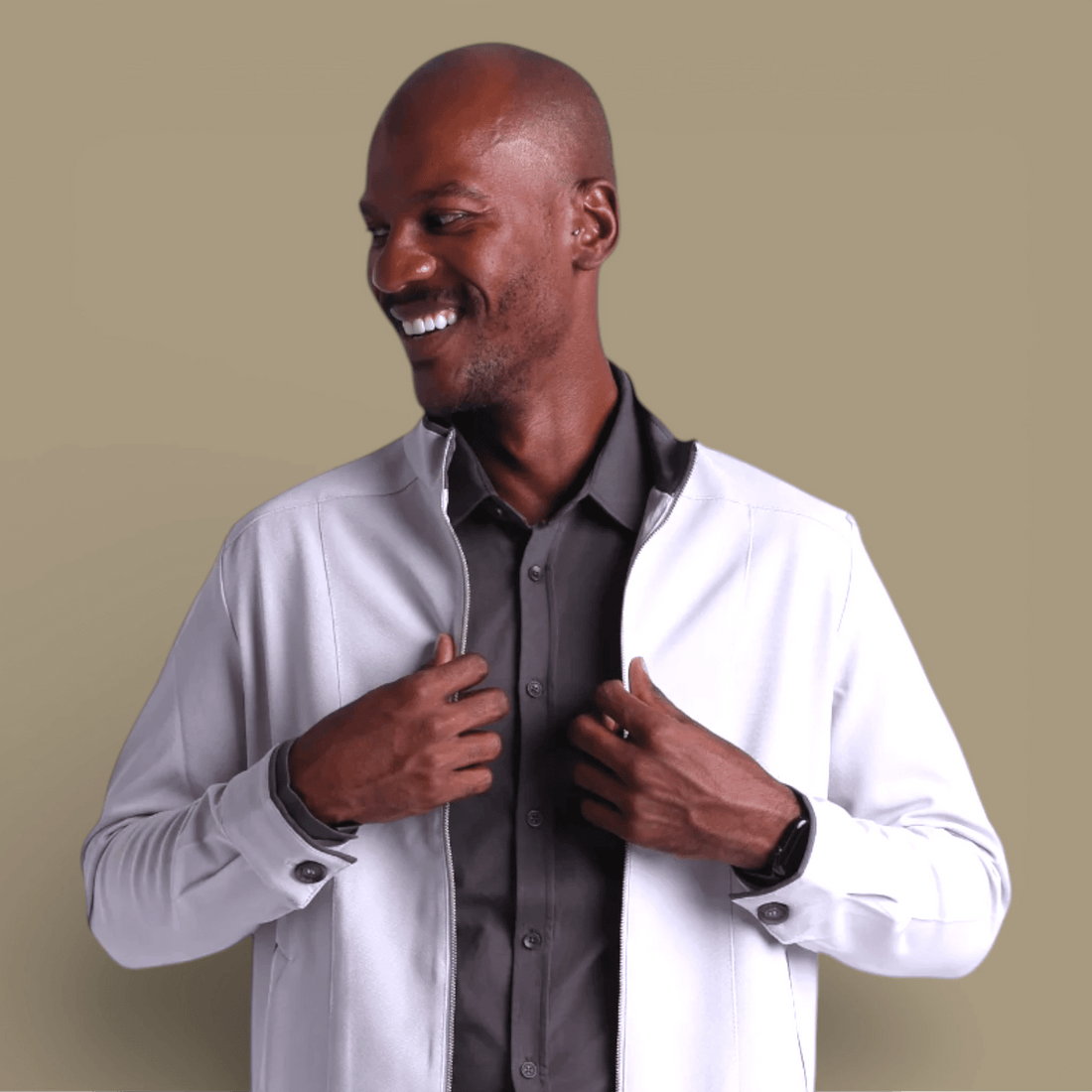 Jaqueta MF I Gelo + Chumbo