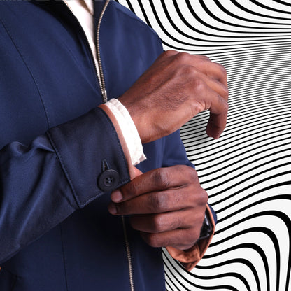 Jaqueta MF I Marinho + Caramelo - HOLI