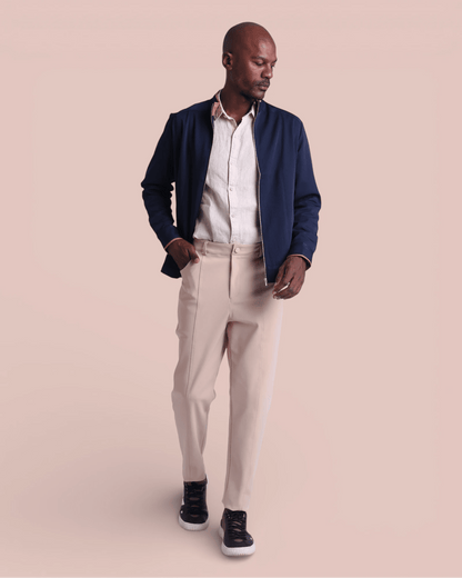 Jaqueta MF I Marinho + Caramelo - HOLI