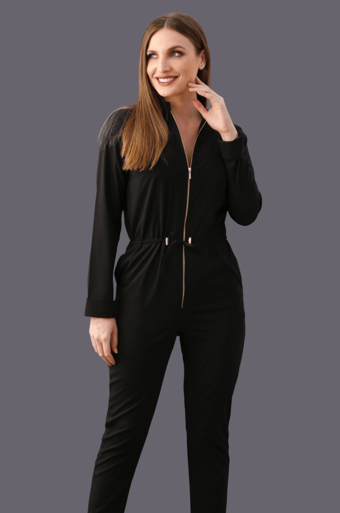 Macacão Frida Preto I Manga Longa - HOLI