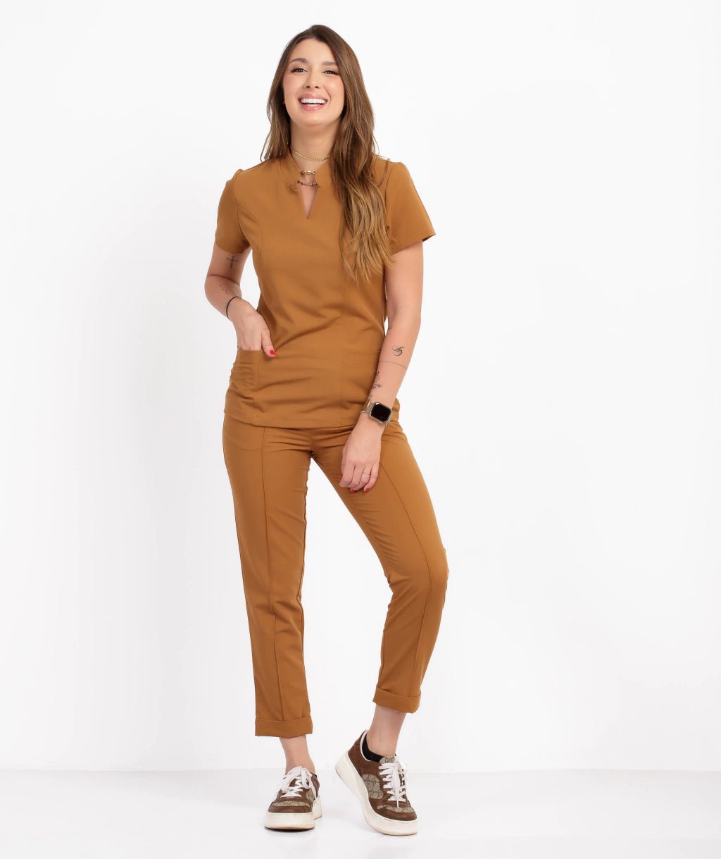 Pijama Comfy Select I Dark Camel [F] - HOLI