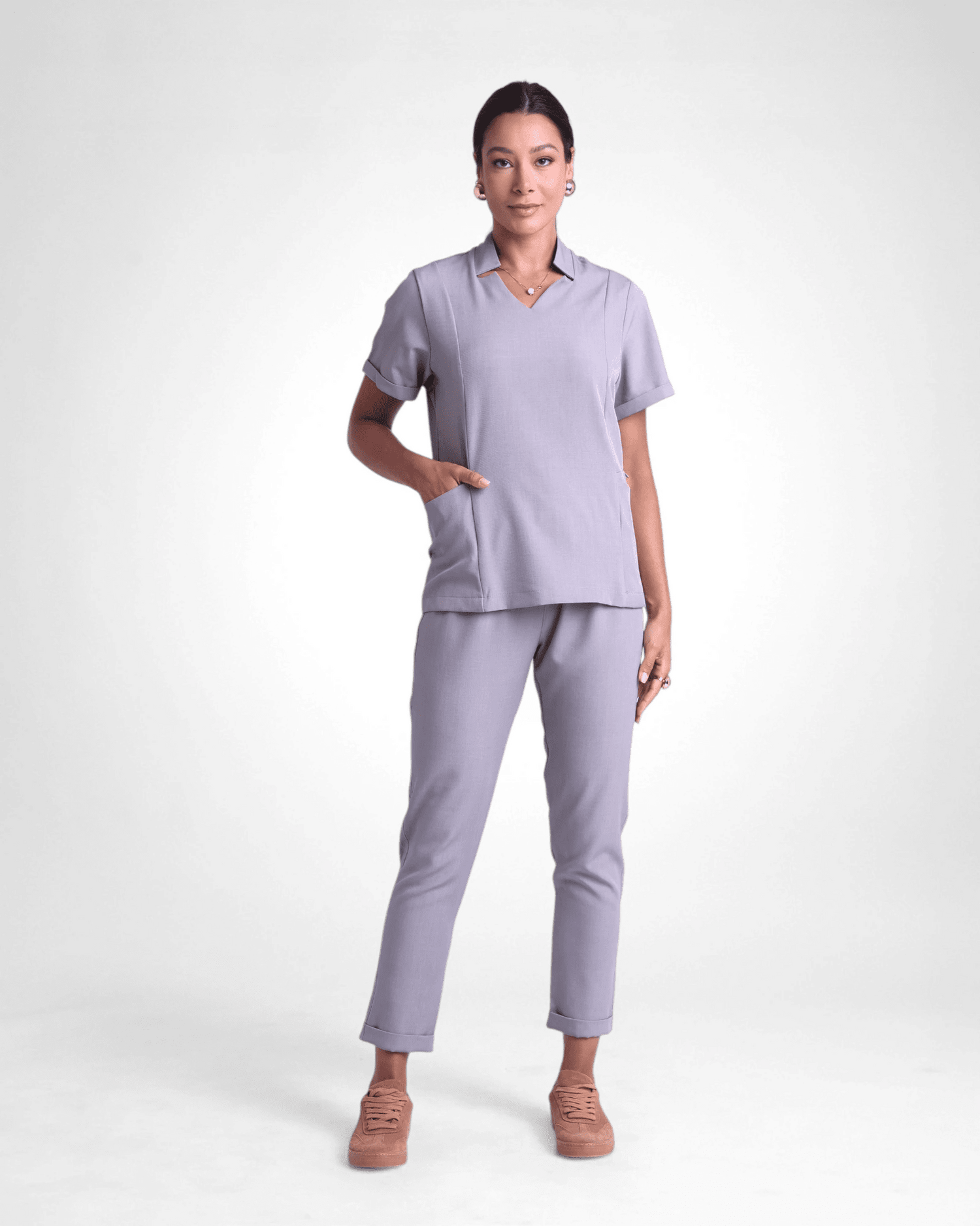 Scrub Dani I Cinza Claro - HOLI