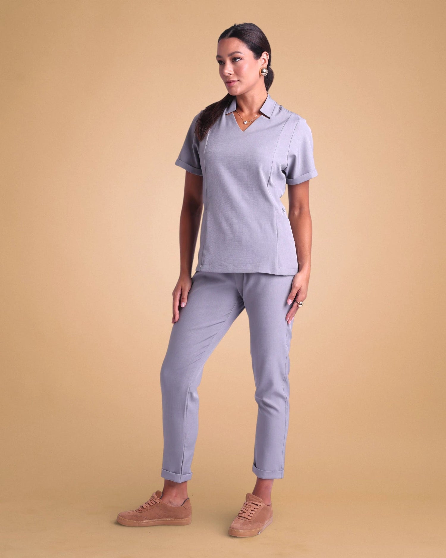 Scrub Dani I Cinza Claro - HOLI