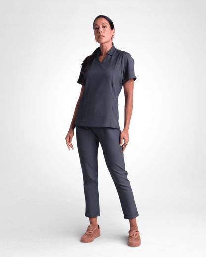 Scrub Dani I Cinza Escuro - HOLI