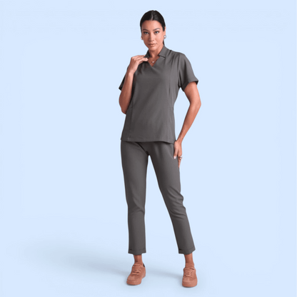 Scrub Dani I Cinza Escuro - HOLI