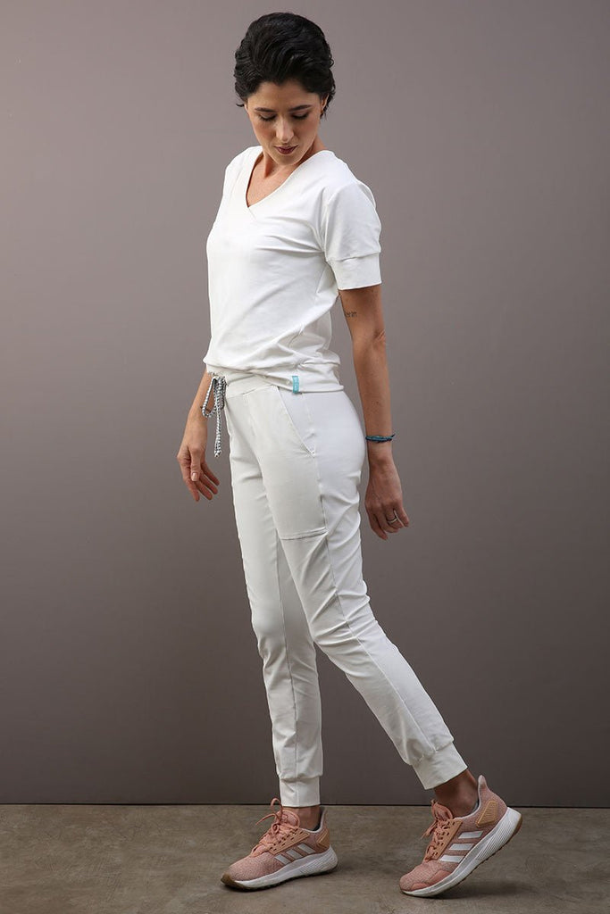 SCRUB FEMININO VIRUS/BAC OFF - OFF WHITE - HOLI