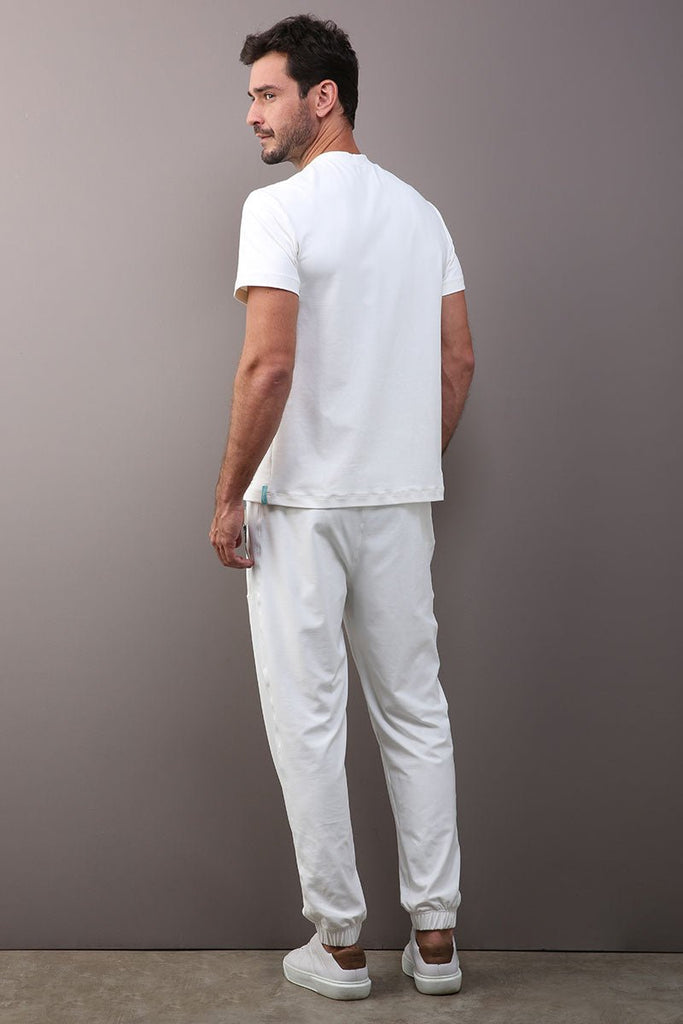 SCRUB MASCULINO BAC/VIRUS OFF - OFF WHITE - HOLI