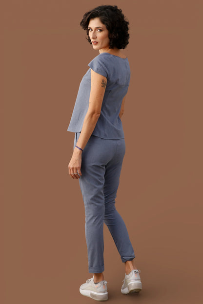 Scrub Tulipa Azul I Feminino - HOLI